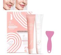 Liora Beauty Crema depilatoria, Crema depilatoria facial para mujeres, Kit de crema depilatoria indolora hidratante, Depilación facial para mujeres y hombres (1 juego)