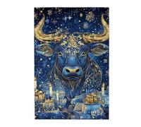 Liorosa Rompecabezas de regalo de Tauro para adultos, 1000 piezas, rompecabezas de la serie Fantasy Star Constellation Series, vibrante y único, adecuado para recreación familiar y decoración de pared