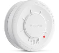 LIORQUE Detector de Humo, Alarma de Humo con Sensor de 10 Años, 5 Años de Duración de Batería, Detector Incendios with LED Indicator con Alarma de 85 dB (1 Pieza)