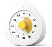 LIORQUE Temporizador Visual, Temporizador Niños de Cuenta Regresiva de 60 Minutos, Pomodoro Timer con Operación Silenciosa y Función de Pausa de Temporización