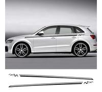 LIOUFTT Pegatina lateral para carrocería de coche, calcomanía de vinilo a rayas, compatible con Audi Q5 FY B9 8R B8 SQ5 80A Quattro TFSI TDI 2018 Accesorios