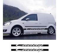 LIOUFTT Pegatinas laterales para puerta de coche, aptas para VW Caddy MK1 MK2 MK3 Maxi Kombi Camper Van, calcomanías de vinilo gráficas, accesorios de ajuste automático