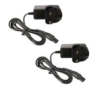 liovitor 2 adaptadores de cable de carga para afeitadora Hq8505 Hq7380 Hq8500 (enchufe británico)
