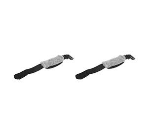 liovitor 2 cuerdas para trastes de guitarra, amortiguadores silenciosos, envolturas acústicas, clásicas, bajo, ukelele, instrumentos, accesorios, gris