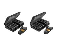 liovitor 2 pastilleros organizadores de 21 rejillas un día portátil de viaje con compartimentos para vitaminas, medicinas, aceites de pescado