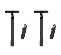 liovitor 2 soportes de doble filo de seguridad con , color negro