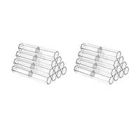 liovitor 20 cajas de acrílico para bolígrafos, estuche transparente para bolígrafos, caja de , contenedor de almacenamiento de bolígrafos, hexagonal, individual para la escuela y la oficina