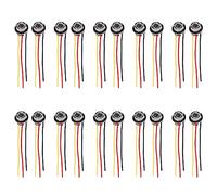 liovitor 20 unids 1157 Bay15D portalámparas bombillas P21/5W adaptador base enchufe conector plástico coche accesorios para luz de freno