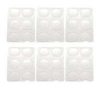 liovitor 36 almohadillas de gel amortiguadoras de tambor, tambores de silicona para tambores con control de tono, transparente