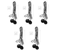 liovitor 5 x 21 pulgadas longitud de cable 1/4 pulgadas salida Jack 2 en 1 piezoeléctrico disco transductor para guitarra, violín ukelele (con cubierta)