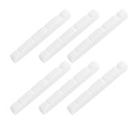 liovitor 6 tuercas de bajo plano preranuradas para bajo de precisión de 4 cuerdas, 38 x 3,5 x 5/4,5 mm