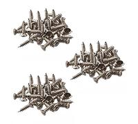 liovitor 90 tornillos de golpeador para guitarra eléctrica Strat/Tele Bajo Plata