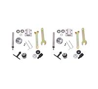 liovitor Juego de 2 correas de corte de carpintería para taladro Jto, accesorios de torno pequeño