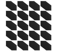 liovitor Paquete de 240 paneles acústicos de espuma de ingeniería, cuñas de esponja de ingeniería, paneles de insonorización de 1 x 12 x 12 pulgadas
