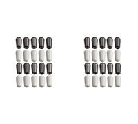liovitor Paquete de 40 botones para guitarra de 3 vías, 4 mm