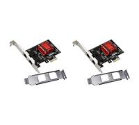 liovitor Tarjeta de red PCIe Gigabit de doble puerto 2X 1000M PCI Express Ethernet adaptador con 82576 dos puertos LAN NIC tarjeta