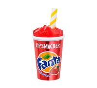 Lip Smacker - Colección Vasos Coca-Cola - Bálsamo Labial Hidratante Infantil Sabor Fanta de Fresa - Hidratante Labios Ideal como Regalo - Envase Individual