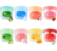 Lip Balm, HAIYUU 8 piezas Balsamo Labial Reparador,Bálsamo Hidratante Labios, para Labios Secos o Agrietados