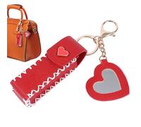 Lip Balm Holder Keychain - Lip Balm Holder, Handy Holder, Lip Balm Key Holder | Lip Balm Organizer Holder, Ergonomic Belt Buckle Design Lipstick Holder For Lip Balms Lip Gloss, rojo, Riferimento,