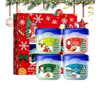 Lip Balm Set, 4 Pieces Fruit Flavored Gentle, Women's Repairing Gloss Cream, Moisturizing and Nourishing Care for Traveling, Business Trips, Home, Outdoor Activities, School, Girlfriend