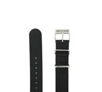 Lip - Correa de reloj de piel negra con forma NATO - 18 mm