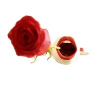 Lip Cup, Decorative Coffee Mugs, Tea Tumbler, Vibrant Red Glaze Finish, Heat Retention Stone Material, Home Decor, Large Twelve Ounce Capacity Farmhouse Party Beverage Essential Birthday