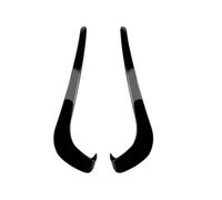 Lip Delantero Coche Spoiler Delantero 2 Uds para VW para Passat B7 Sedan Variant 2011-2015 Embellecedor Hoja Delantera Coche Ceja Clara Cuchillo Viento Pegatina Cubierta Parachoques(Negro Brillante)