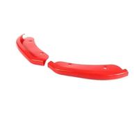 Lip Delantero Coche Spoiler Delantero 2X Cubierta Protectora De Labio De Parachoques Delantero para Dodge para Challenger SRT 2015-2019 Parachoques Inferior Difusor Alerón Divisor(Rojo)