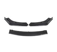 Lip Delantero Coche Spoiler Delantero 3 Uds Parachoques Delantero Universal Alerón Divisor Canard Difusor De Labios Parachoques Canard(Aspecto de Carbono)