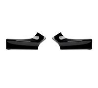 Lip Delantero Coche Spoiler Delantero Difusor Labio Parachoques Delantero Coche, Cubierta Divisora Lateral para Serie 2 F22 F23 MP 2014~2022, Pegatinas Protectoras Parachoques(Negro Brillante)
