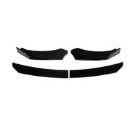 Lip Delantero Coche Spoiler Delantero para A3 A4 A5 A6 A7 A7 A8 Q3 Q5 Q7 Rs5 Rs6 Rs7 S3 S4 TT 4 Uds Parachoques Delantero del Coche Difusor De Labio Alerón Divisor(Negro Brillante)