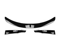Lip Delantero Coche Spoiler Delantero para para Serie 3 E90 E91 LCI para 323i 325i 328i 335i 2009-2012 Divisor De Parachoques De Labio Delantero + Cubierta De Alerón Lateral(Negro Brillante)
