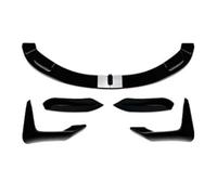 Lip Delantero para BMW Serie 3 4 para M3 para M4 F80 F81 F82 F83 2014-2020 Coche Parachoques Delantero Divisor Labio Difusor Cuerpo Kit Spoiler Delanteros(Gloss Black Set)