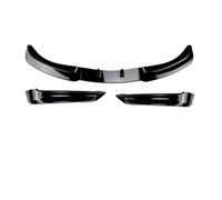 Lip Delantero para BMW Serie 3 E90 E91 LCI Facelift 318i 325i 330i 2005-2008 Parachoques Delantero Coche Alerón Divisor Canard Difusor Parachoques Labio Delanteros(1set Black)