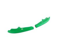 Lip Delantero para Dodge para Challenger R/T SRT GT 2015-2020 1 Par De Protectores Divisores Labios Parachoques Delantero Coche Alerón Delanteros para Coche(Green)