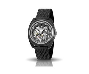 LIP Général De Gaulle 39 671383 - Reloj automático para hombre, acero milanés, color negro