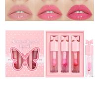 Lip Gloss - Conjunto De Brillo De Labios De 3 Piezas De 3 Piezas | Bálsamo Labial Que Cambia De Color | Hidratación De Larga Duración | Lápices Labiales Líquidos Brillantes Para Niñas Y Mujeres |