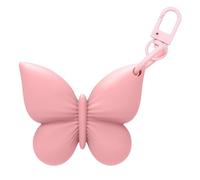 Lip Gloss Holder, Butterfly Silicone Sleeve, 1 Piece Cute Keychain Balm Case Protective Travel Lipstick, for Women Teen Girls Backpack Purse Handbag School Office Travel Daily Carry Accessory Gift