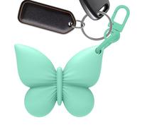 Lip Gloss Holder, Butterfly Silicone Sleeve, 1 pieza Cute Keychain Balm Case Protective Travel Lipstick, for Women Teen Girls Backpack Purse Handbag School Office Travel Daily Carry Accessory Gift
