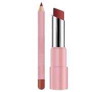 Lip Gloss, Lifter Glaze Oil Balm, Lip Balm Lipstick, 2in1 Set Lips Liner Con Una Taza Antiadherente, Brillo Hidratante, Ruido Transparente, Retoque Diariamente Para Mujeres Niñas