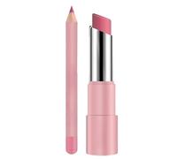 Lip Gloss, Lifter Glaze Oil Balm, Lip Balm Lipstick, 2in1 Set Lips Liner Con Una Taza Antiadherente, Brillo Hidratante, Ruido Transparente, Retoque Diariamente Para Mujeres Niñas