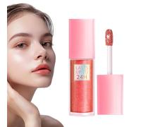 Lip Gloss Nourishing LipBalm Glitter Look Gleaming Finish | Hydrating Lip Oil Glossy Sparkling Non Sticky Formula for Makeup Supplies Daily Makeup Party Glitter Look Gleaming Finish