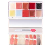 Lip Gloss Set, Nude And Popping Colours, Lip Glosses Collection Makeup, Lip Glosses Collection Makeup, Travel Lip Gloss Palette, Hydrating Lip Gloss Palette, Portable And Suitable For Everyday Makeup