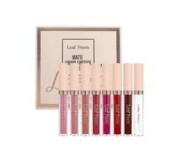 Lip Gloss Set of 8 Colors, Non-Stick Cup Long-Lasting Moisturizing Gloss, Smooth Application, Gift Packaging