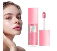 Lip Gloss Women Nourishing LipBalm Glitter Look Gleaming Finish | Hydrating Lip Oil Glossy Sparkling Non Sticky Formula for Makeup Supplies Daily Makeup Party Glitter Look Gleaming Finish