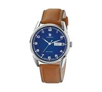 Lip Himalaya 40 Reloj Hombre Acero Cuero Marrón 671705, azul, deporte