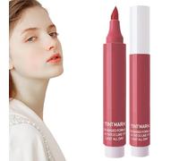 Lip Liner Marker - Rotulador de Tinta Líquida para Labios, Punta de Fieltro Waterproof Smudge-Proof, Fórmula Hidratante 3g + Pigmento de Larga Duración, Fieltro Sintético - para Mujer y Niña (Us