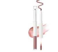 Lip Liner Pencil - Double Head Lip Definer, Glossy Moisturizing Lips Oil Combo with Long Lasting, Makeup Contour Tool, Beauty Cosmetic Set, Women Girls Lips Care Product for Outdoor