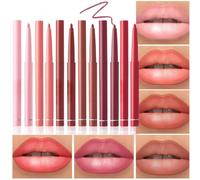 Lip Liner Set | 6X Waterproof Lip Makeup Pencils | Matte Lipstick, Smudge-Proof Lip Liner, Long-Lasting Lip Gloss Set for Women, Perfect for Definition and Precision