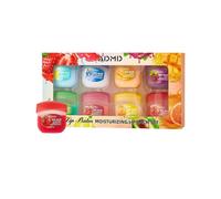 Lip Mask Nourish and Hydrate Lip Mask, 8pcs Fruit Flavor Moisturizing Lip Balm Set for Dry Cracked Lips, Overnight Lip Treatment Reduce Lip Lines